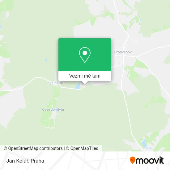 Jan Kolář mapa
