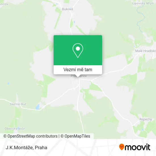 J.K.Montáže mapa