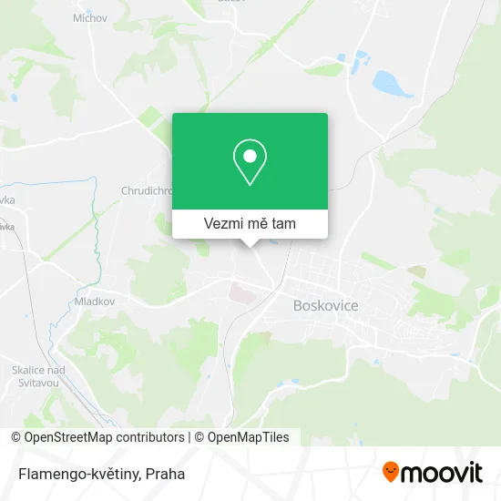Flamengo-květiny mapa