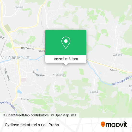 Cyrilovo pekařství s.r.o. mapa