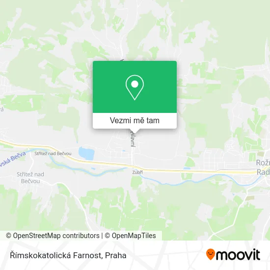 Římskokatolická Farnost mapa