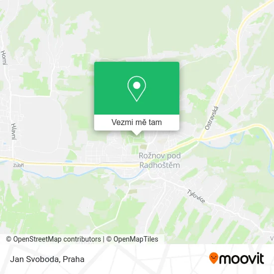 Jan Svoboda mapa