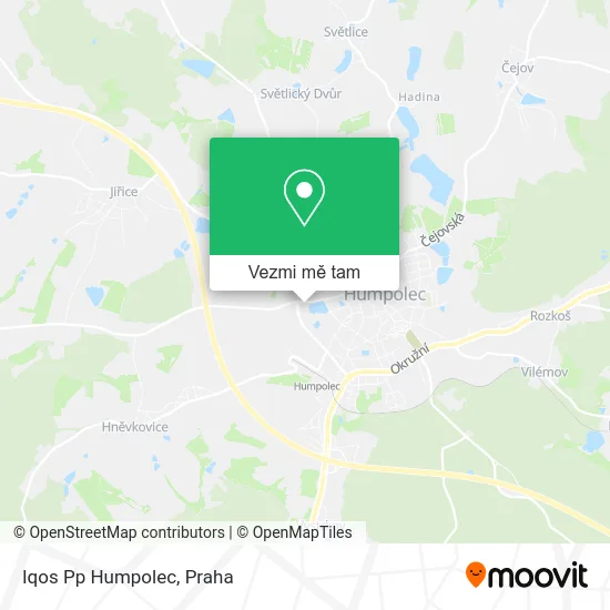 Iqos Pp Humpolec mapa