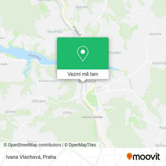 Ivana Vlachová mapa