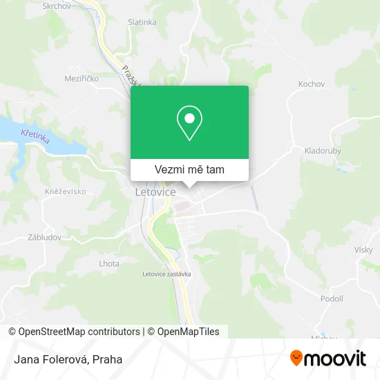 Jana Folerová mapa