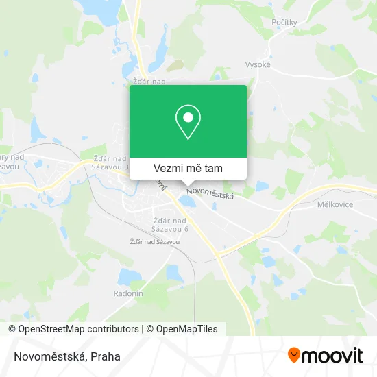 Novoměstská mapa