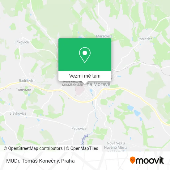 MUDr. Tomáš Konečný mapa
