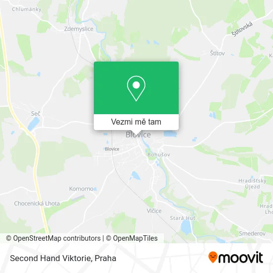 Second Hand Viktorie mapa