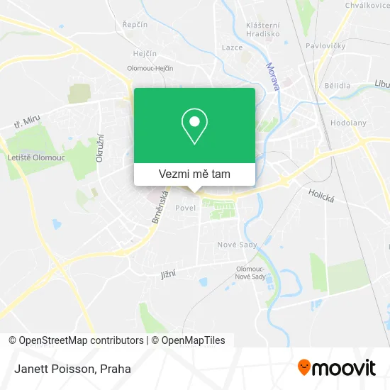 Janett Poisson mapa