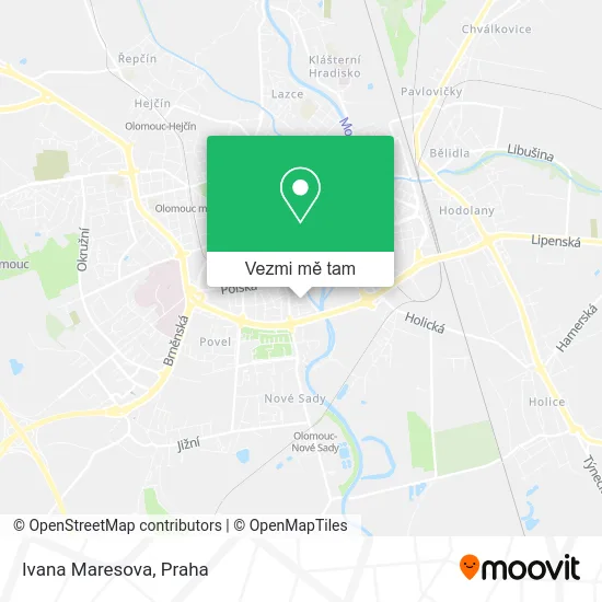 Ivana Maresova mapa