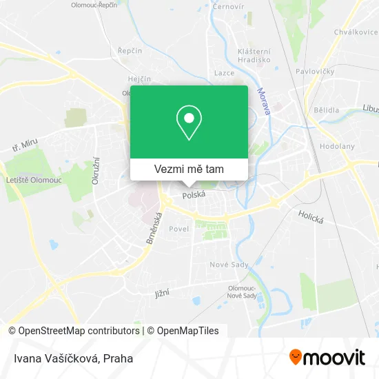 Ivana Vašíčková mapa