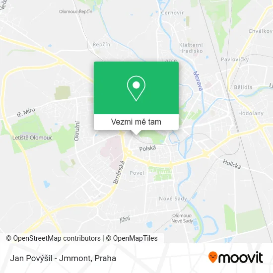 Jan Povýšil - Jmmont mapa