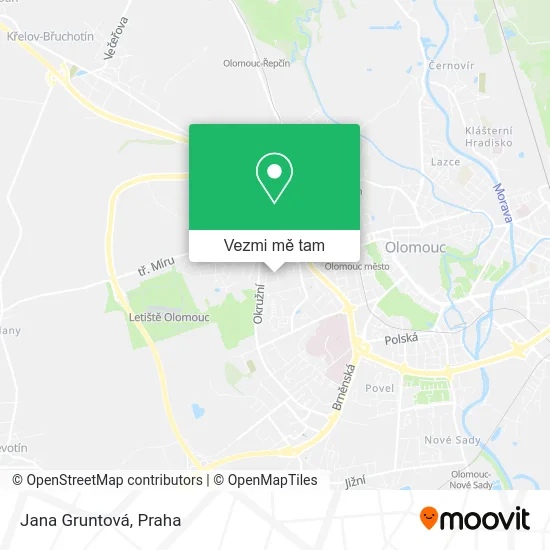 Jana Gruntová mapa