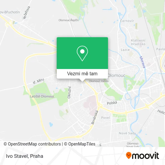 Ivo Stavel mapa