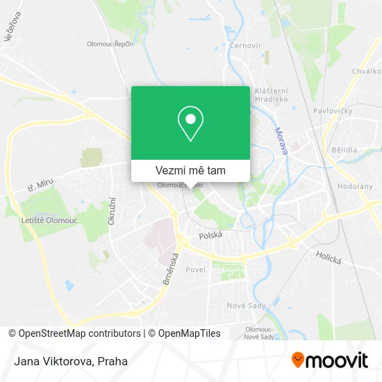 Jana Viktorova mapa