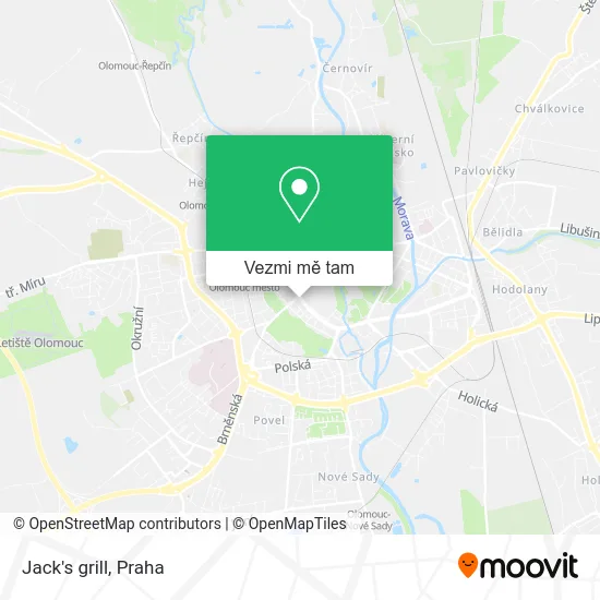 Jack's grill mapa