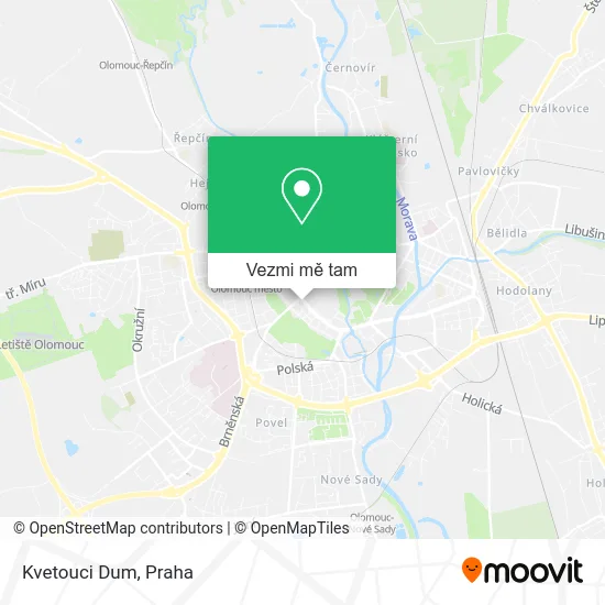Kvetouci Dum mapa