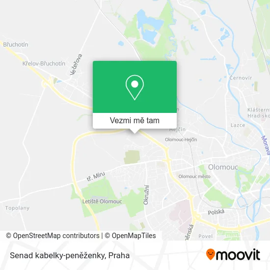 Senad kabelky-peněženky mapa