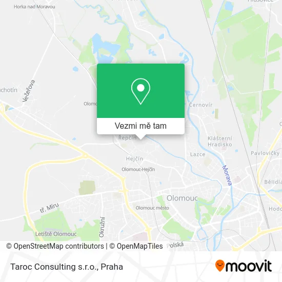 Taroc Consulting s.r.o. mapa