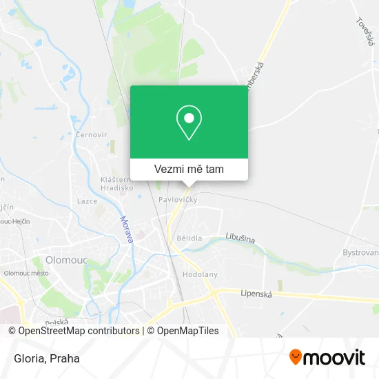 Gloria mapa