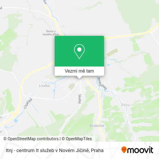 Itnj - centrum It služeb v Novém Jičíně mapa