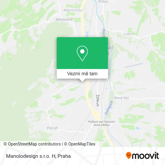 Manolodesign s.r.o. H mapa