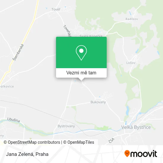 Jana Zelená mapa