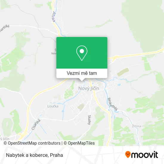 Nabytek a koberce mapa