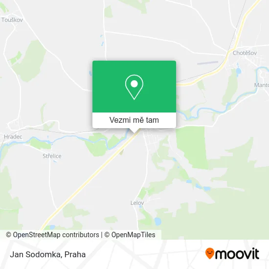 Jan Sodomka mapa