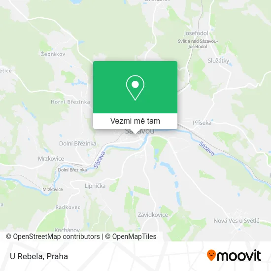 U Rebela mapa