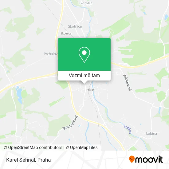 Karel Sehnal mapa
