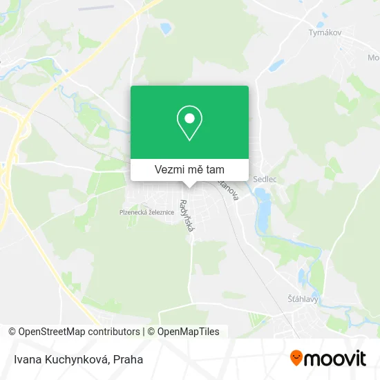 Ivana Kuchynková mapa