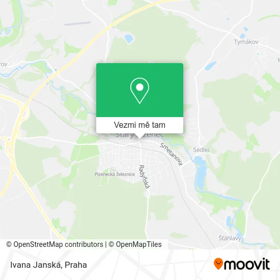 Ivana Janská mapa