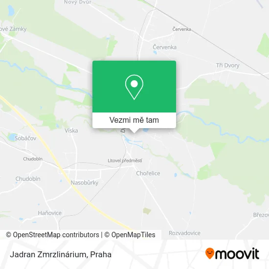 Jadran Zmrzlinárium mapa