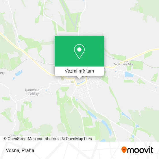 Vesna mapa