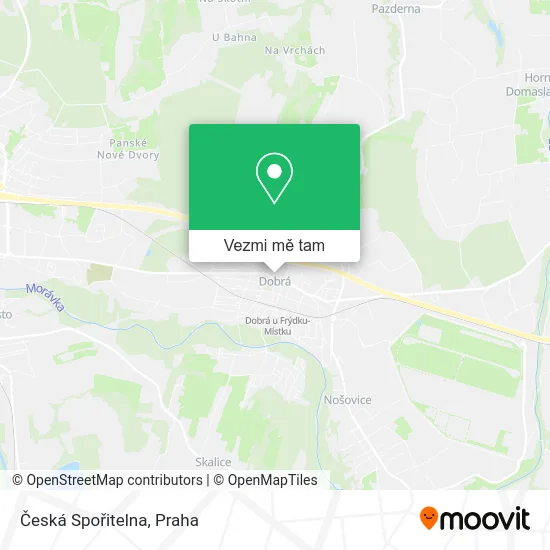 Česká Spořitelna mapa
