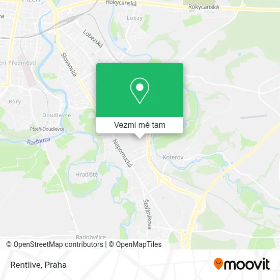 Rentlive mapa
