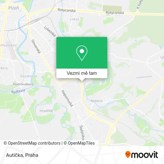 Autíčka mapa