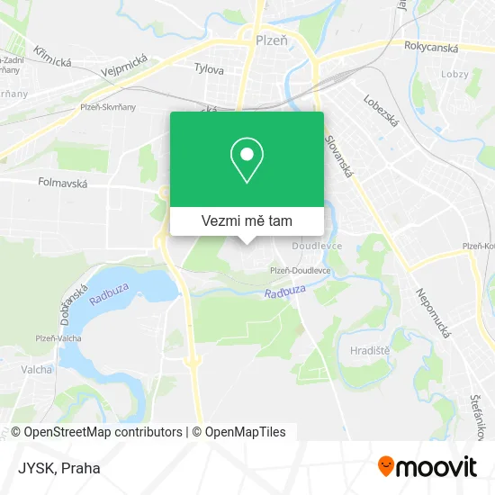 JYSK mapa