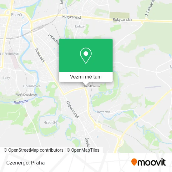 Czenergo mapa