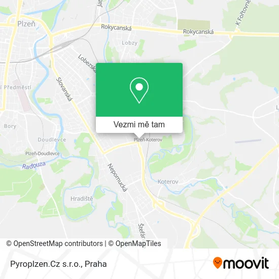 Pyroplzen.Cz s.r.o. mapa