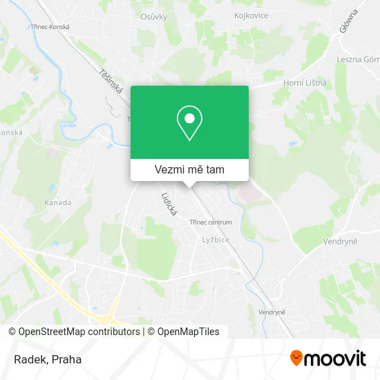 Radek mapa