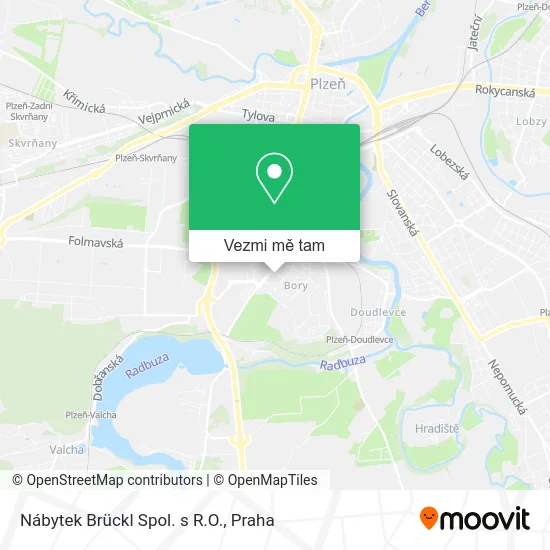 Nábytek Brückl Spol. s R.O. mapa