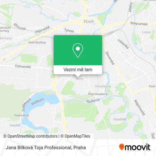 Jana Bílková Toja Professional mapa
