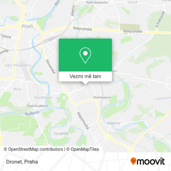 Dronet mapa