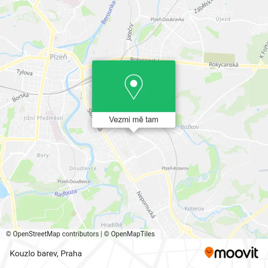Kouzlo barev mapa