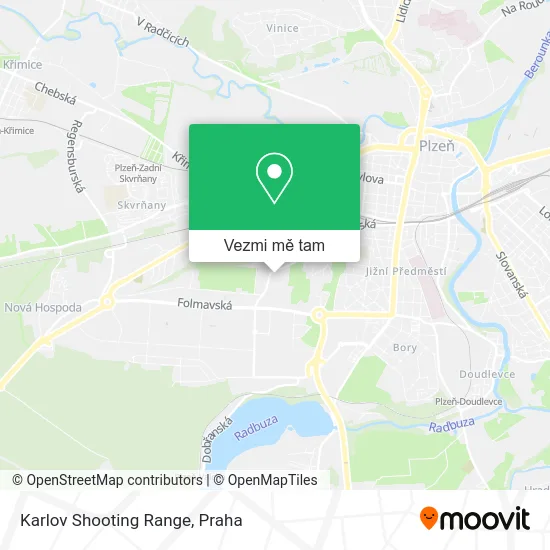 Karlov Shooting Range mapa