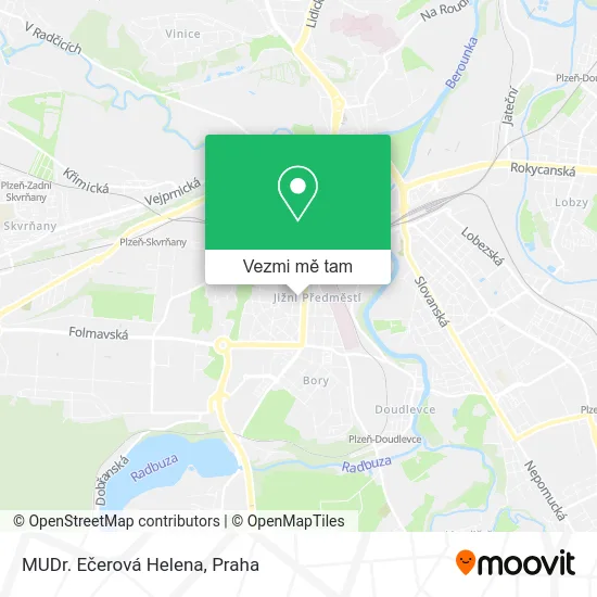 MUDr. Ečerová Helena mapa