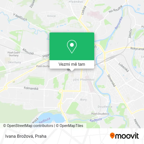 Ivana Brožová mapa