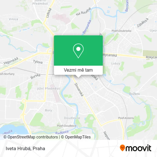 Iveta Hrubá mapa